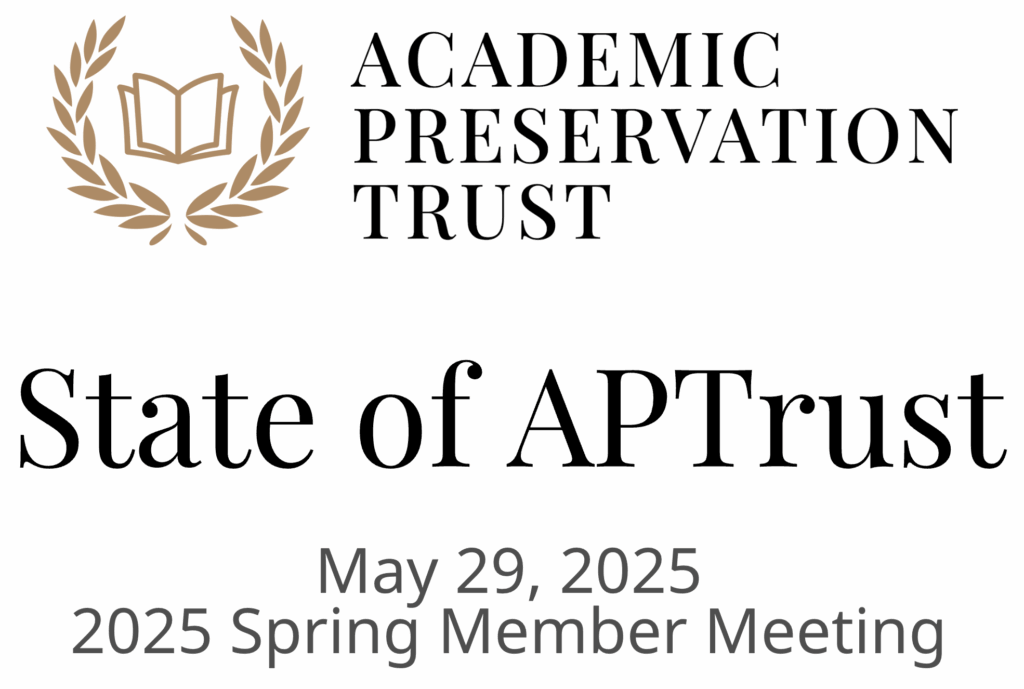 State of APTrust